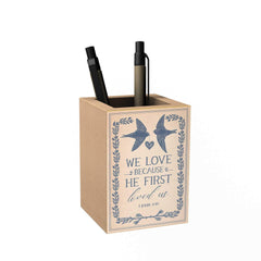 Wings of Love Penholder: We Love Because