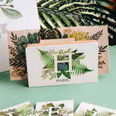 Botanical Monogram Letter Holder