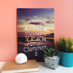 A Life Without Love Decoposter