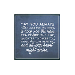 Words That Inspire Glass Coaster