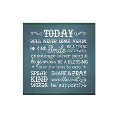 Words That Inspire Glass Coaster