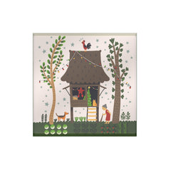 Paskong Pinoy Glass Coaster