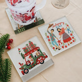 Paskong Pinoy Glass Coaster