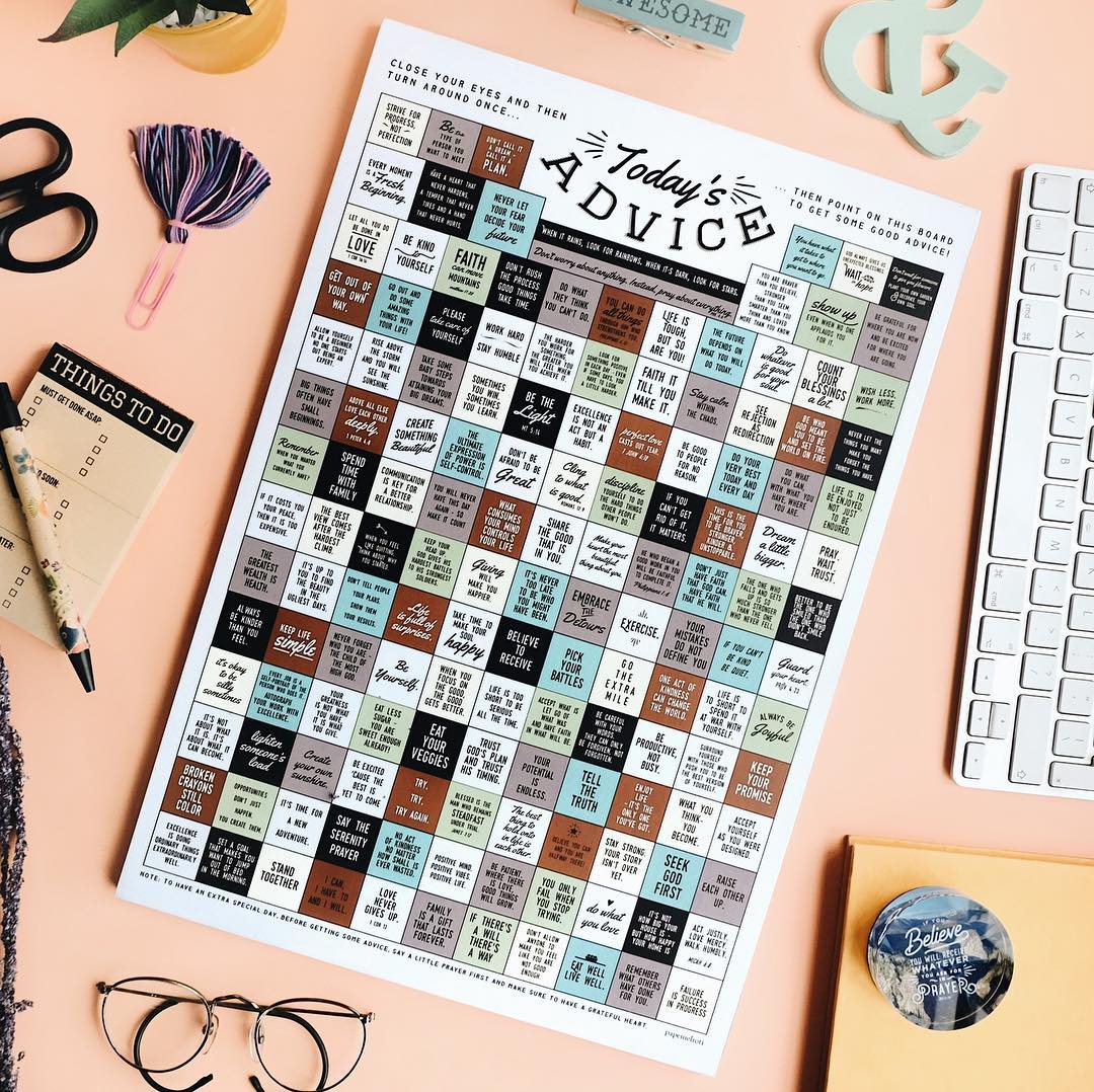 Today's Advice Decoposter