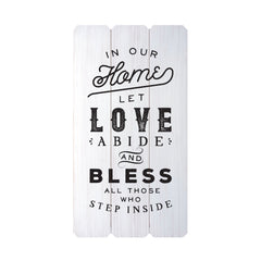 In Our Home Fence Silkscreen Wall Art