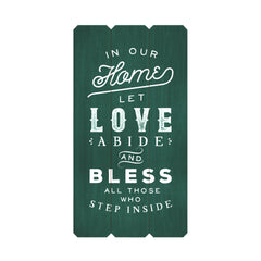 In Our Home Fence Silkscreen Wall Art