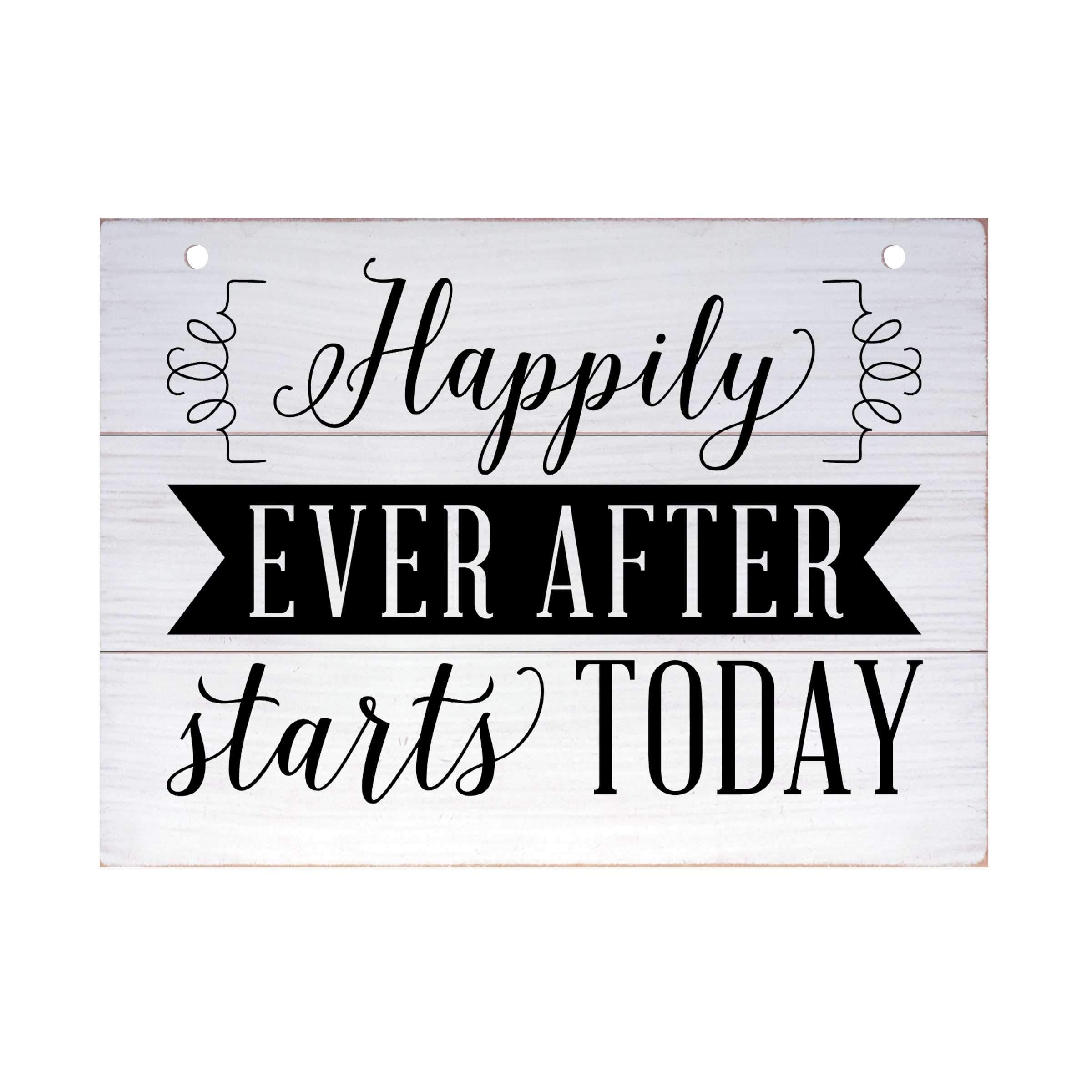 Happily Ever After Flat Silkscreen Wall Art