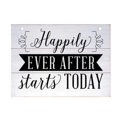 Happily Ever After Flat Silkscreen Wall Art
