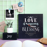 Love Is a Precious Blessing Clock