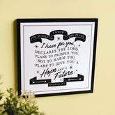 For Surely I Know the Plans Decoposter