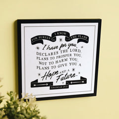 For Surely I Know the Plans Decoposter