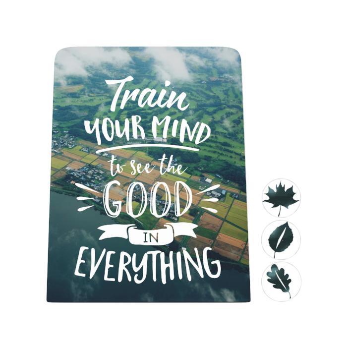 Train Your Mind Desk Magnet Board