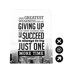 Our Greatest Weakness Desk Magnet Board