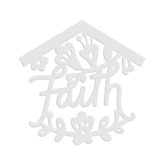 Affirmation Metal Wall Decor: Faith