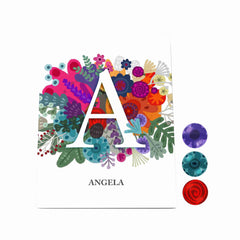 Burst of Colors Desk Magnet Board