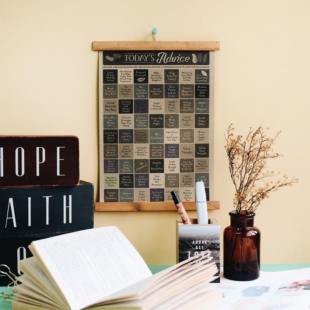 Today's Advice Scroll Poster: Nature