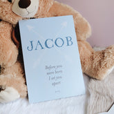 Before You Were Born Personalized Decoposter: Blue