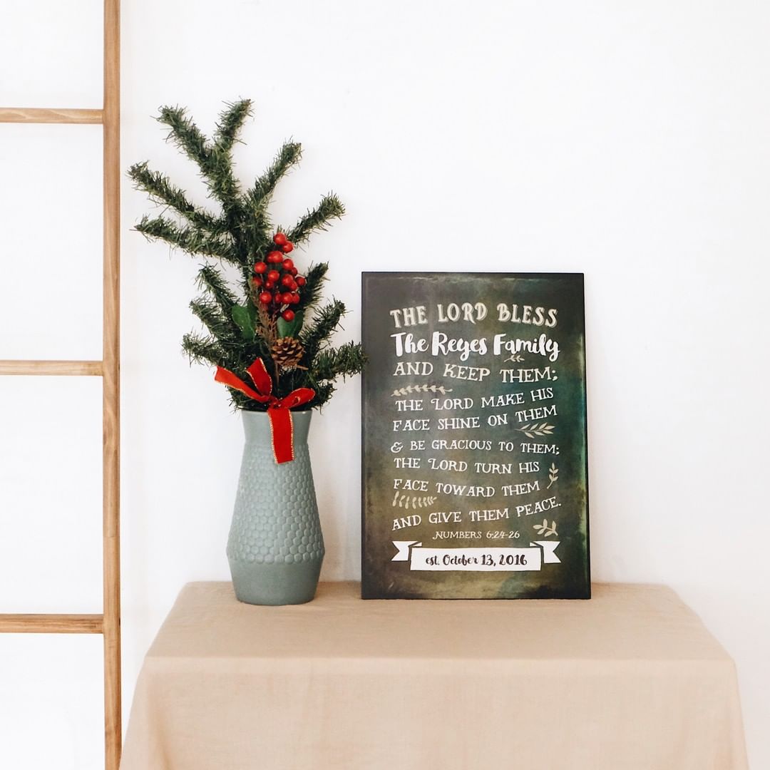 The Lord Bless and Keep Them Personalized Decoposter