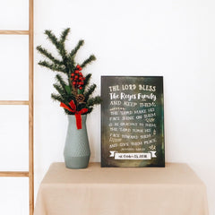 The Lord Bless and Keep Them Personalized Decoposter