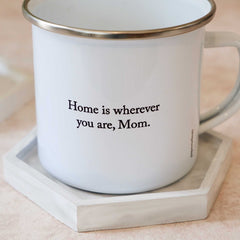 You, Me, and Family Personalized Enamel Mug