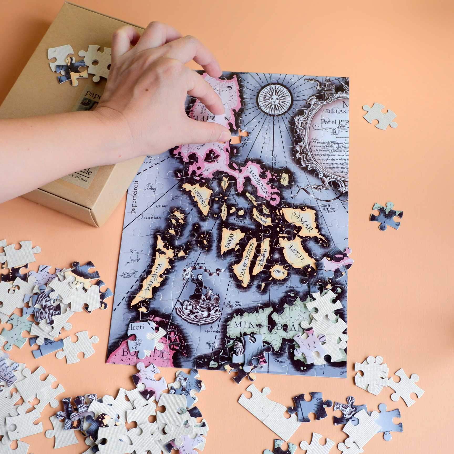 Vintage Philippine Map Jigsaw Puzzle