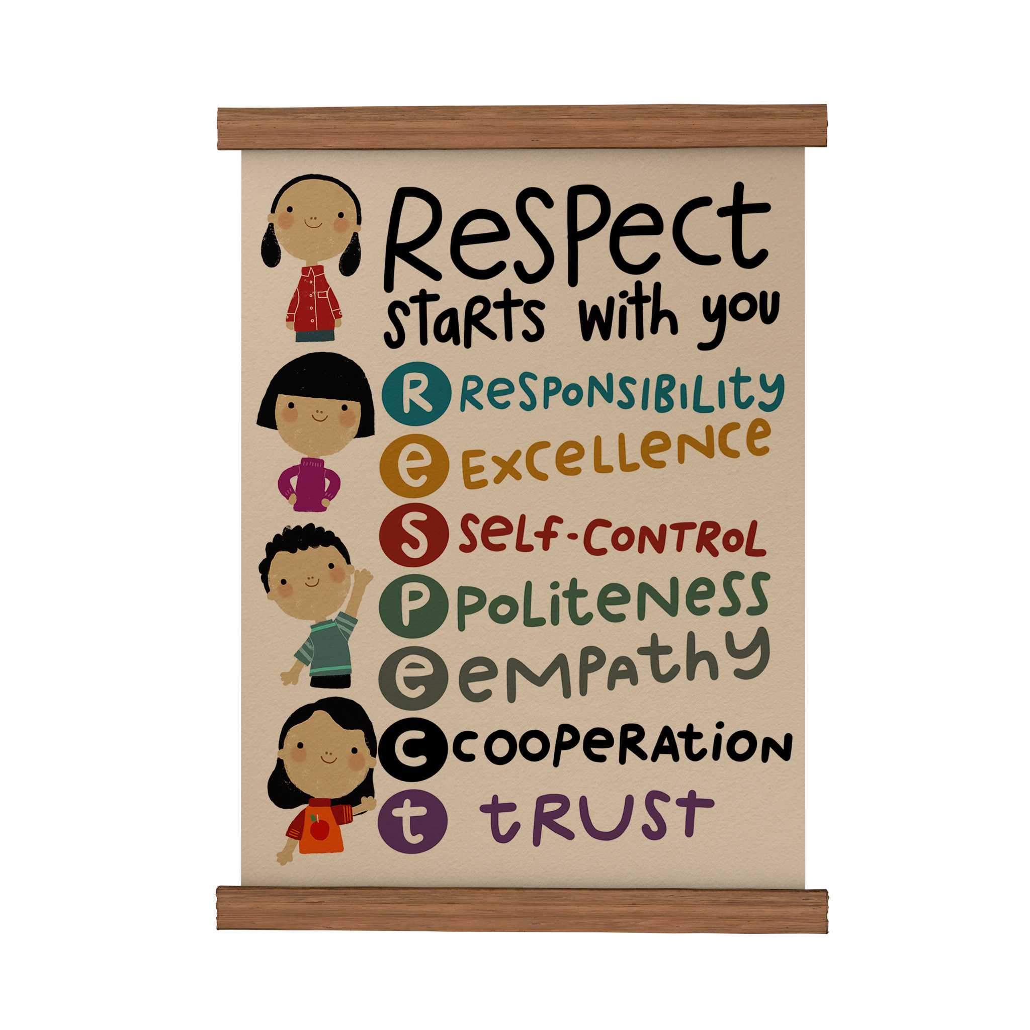 Respect Starts with You Scroll Poster