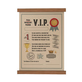 VIP Seal of Approval Scroll Poster
