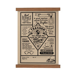 Papemelroti Teacher Scroll Poster