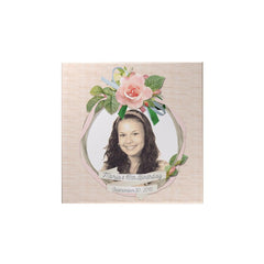Pink Rose Personalized Magnet