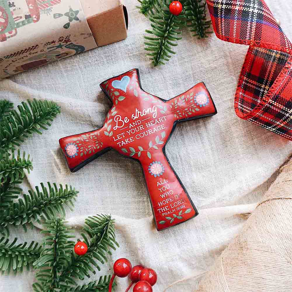 Be Strong Resin Cross