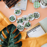 Botanical Monogram Badge