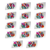 Burst of Colors Decoposter M - Z