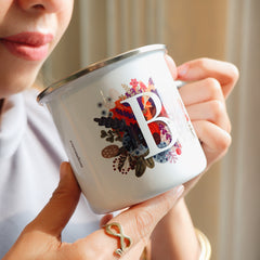 Burst of Colors Enamel Mug
