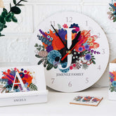 Burst of Colors Clock