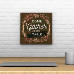 Come Gather at Our Table Decoposter