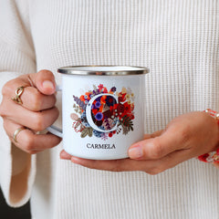 Burst of Colors Enamel Mug