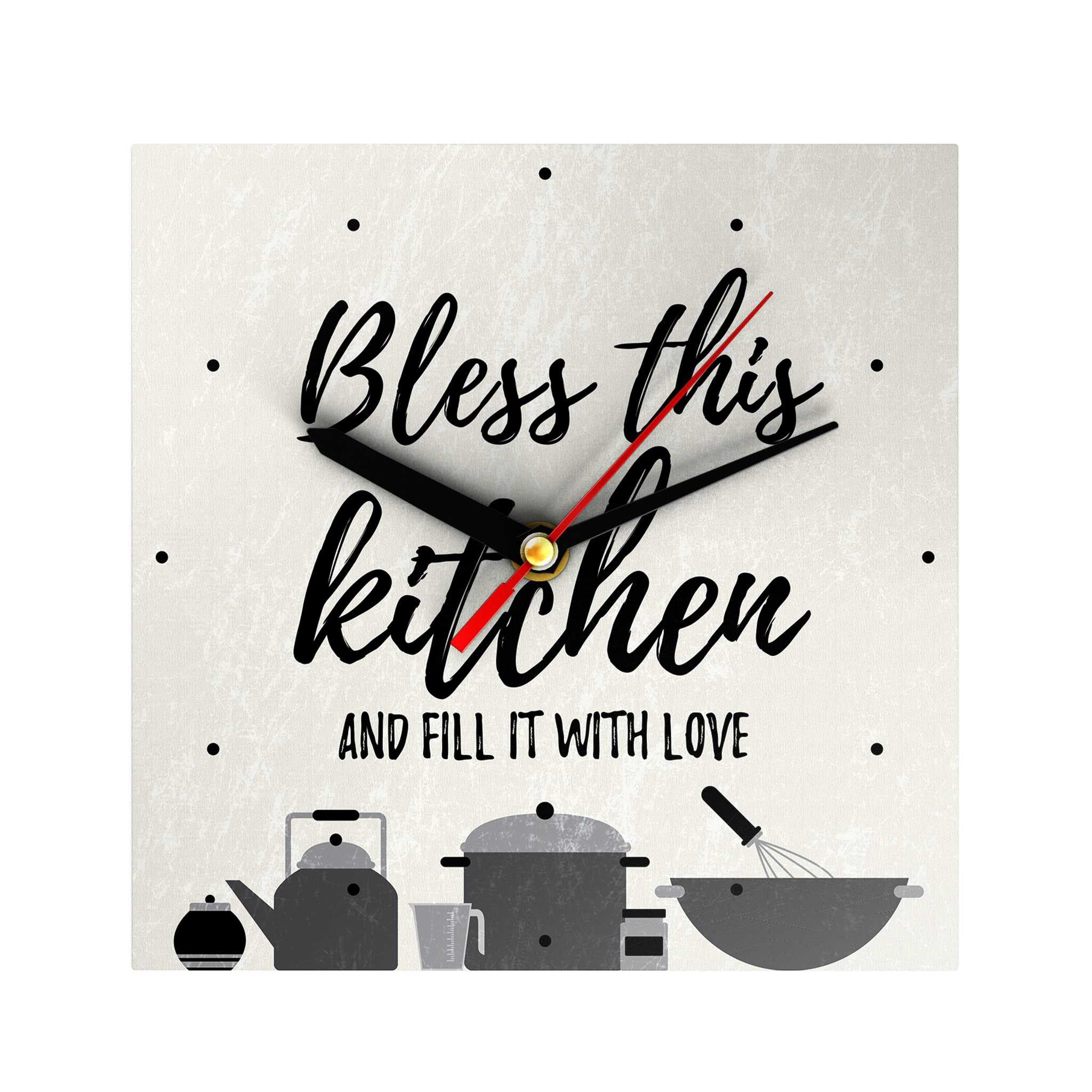 Bless This Kitchen Clock