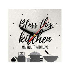 Bless This Kitchen Clock