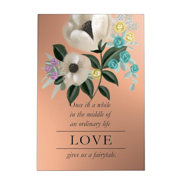 Once in a While Decoposter: Floral