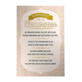 Reminders for the Classroom Small Decoposter