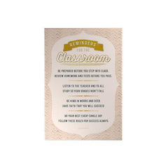 Reminders for the Classroom Small Decoposter