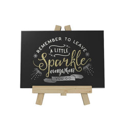 Leave a Little Sparkle Decoposter