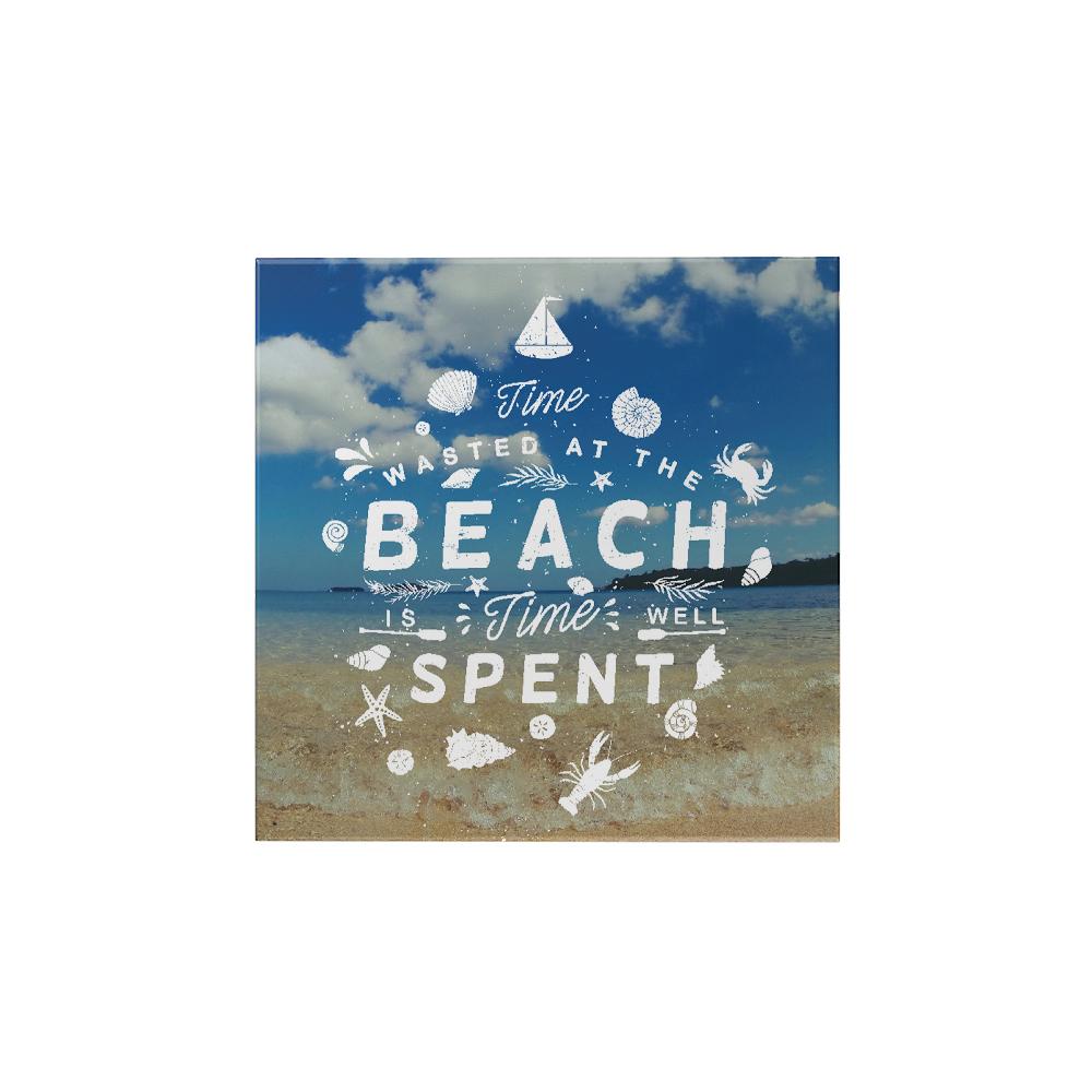 Time Wasted at the Beach Magnet