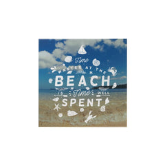 Time Wasted at the Beach Magnet