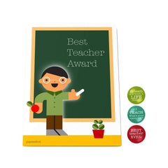 Best Teacher Award Desk Magnet Board