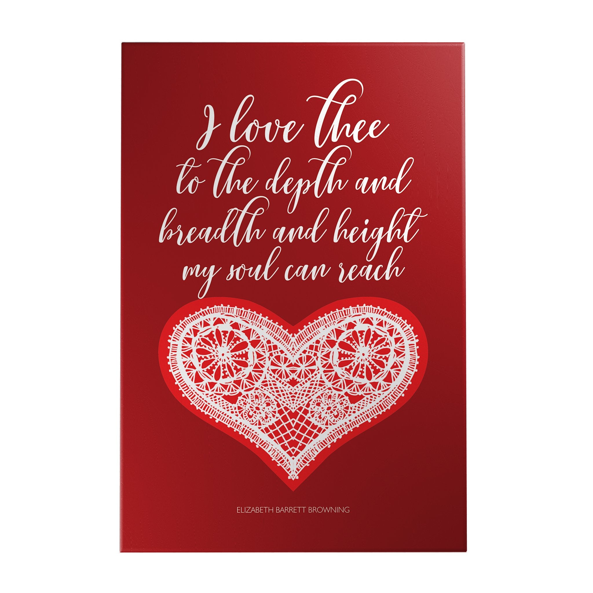 I Love Thee Decoposter