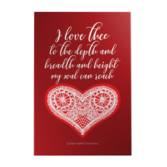 I Love Thee Decoposter