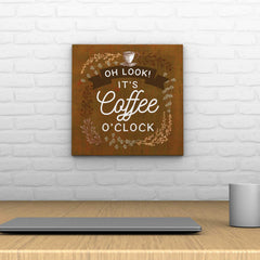 It's Coffee O'Clock Decoposter