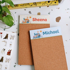 Kinder Animals Personalized Corkboard