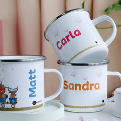 Kinder Animals Enamel Mug